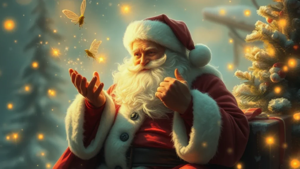 Santa Claus Praying